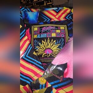 Retro Rifle "Bloom" Men's Large Button-down Shirt